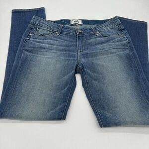 Paige Jimmy Jimmy Skinny Boyfriend Jeans Rebel Without a Cause Distressed 28x31